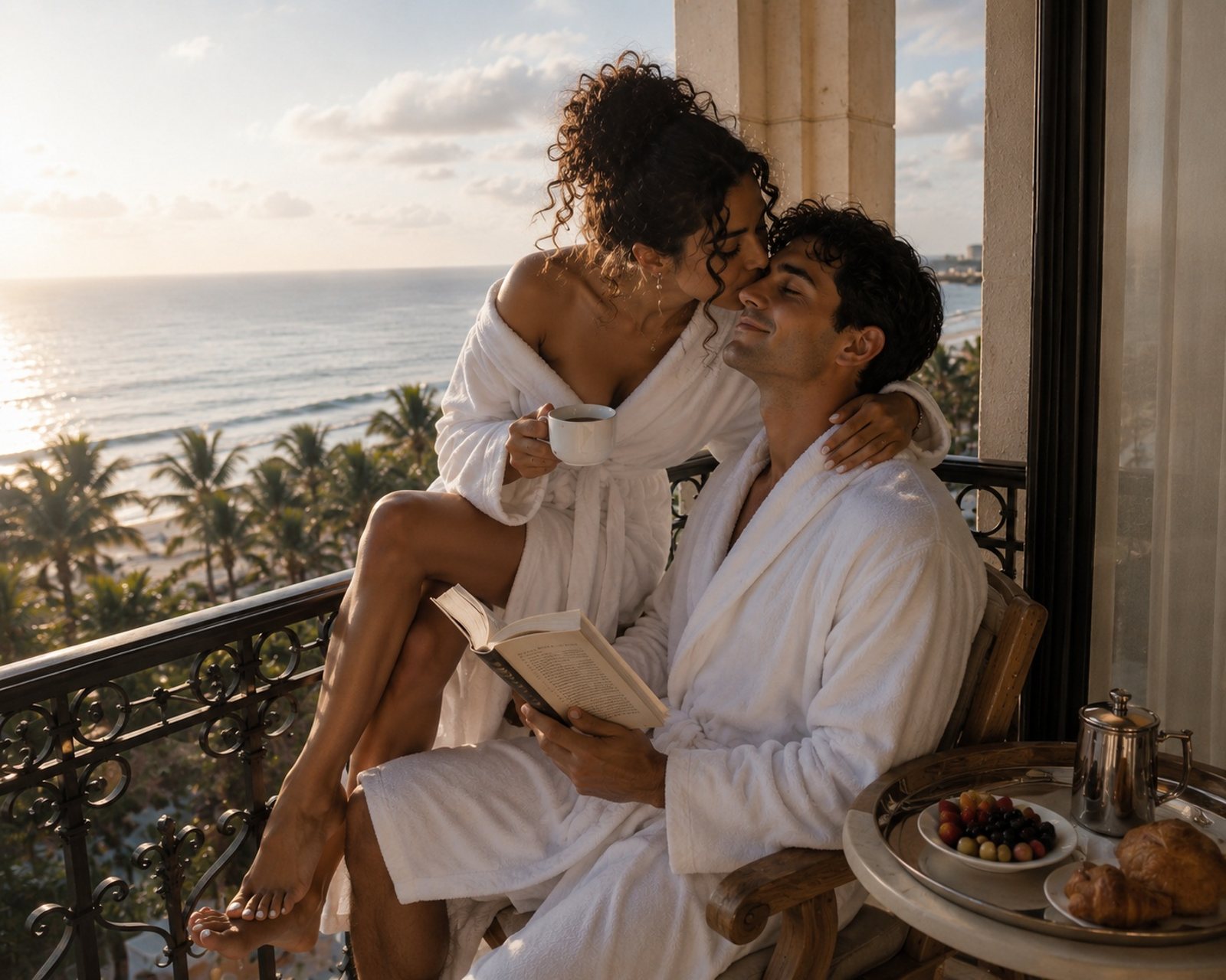 Balcony breakfast, Source