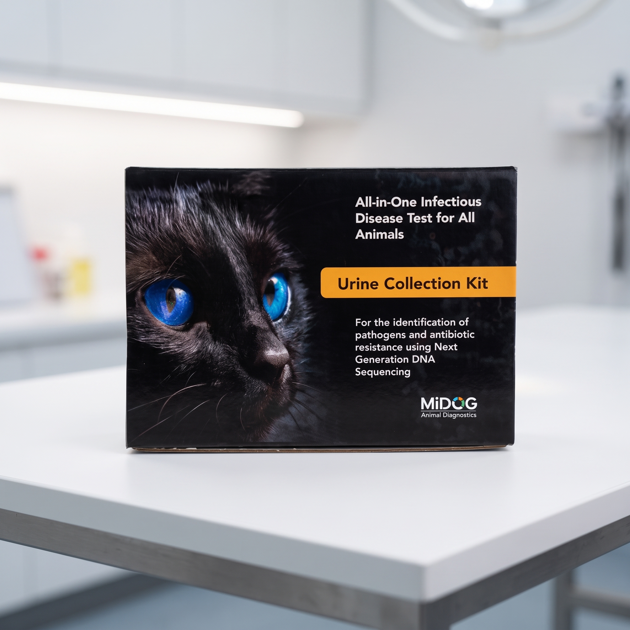 What you send. MiDOG Urine Collection Kit - Test de diagnostic vétérinaire ADN, MiDOG Animal Diagnostics